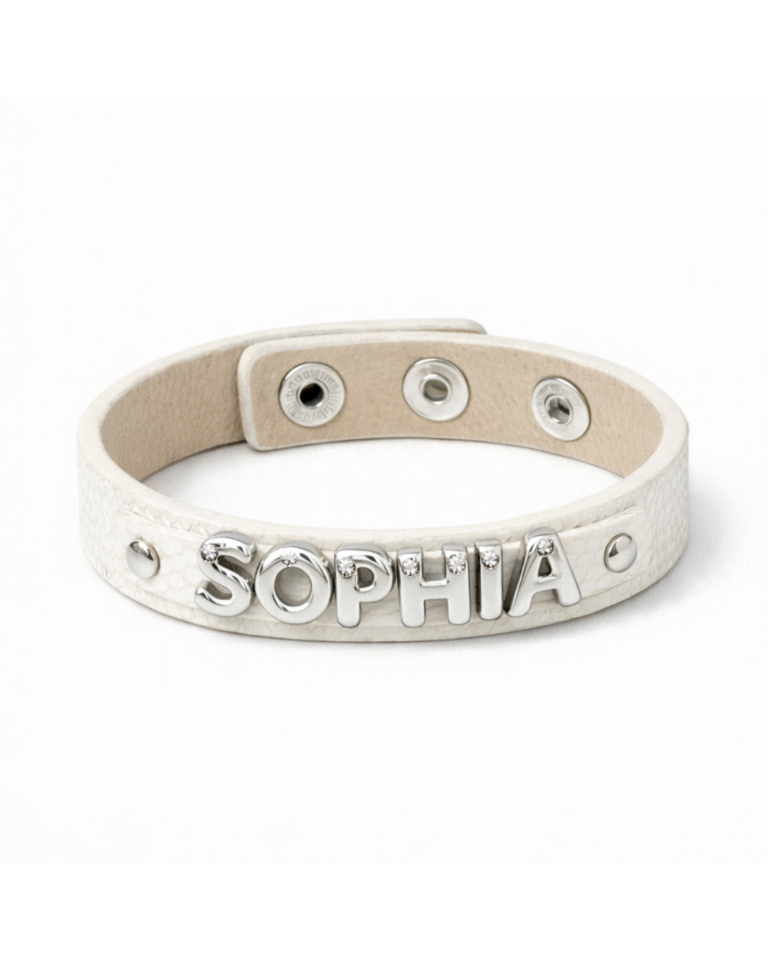 Custom Name Snap Bracelet