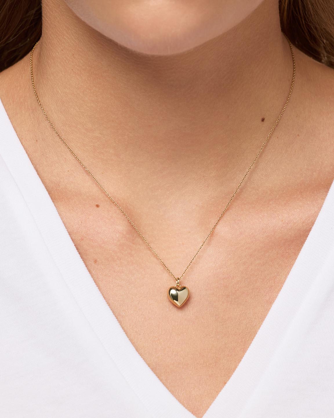 Puffy Heart Necklace