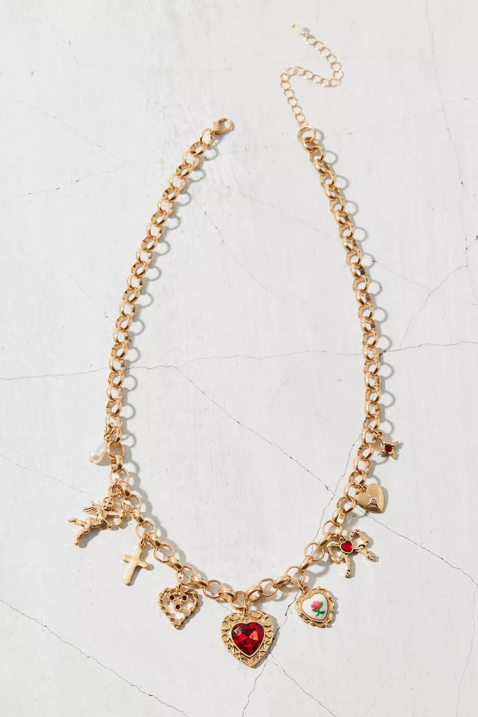 Gold Charm Necklace