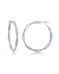 Twisted Hoop Earrings