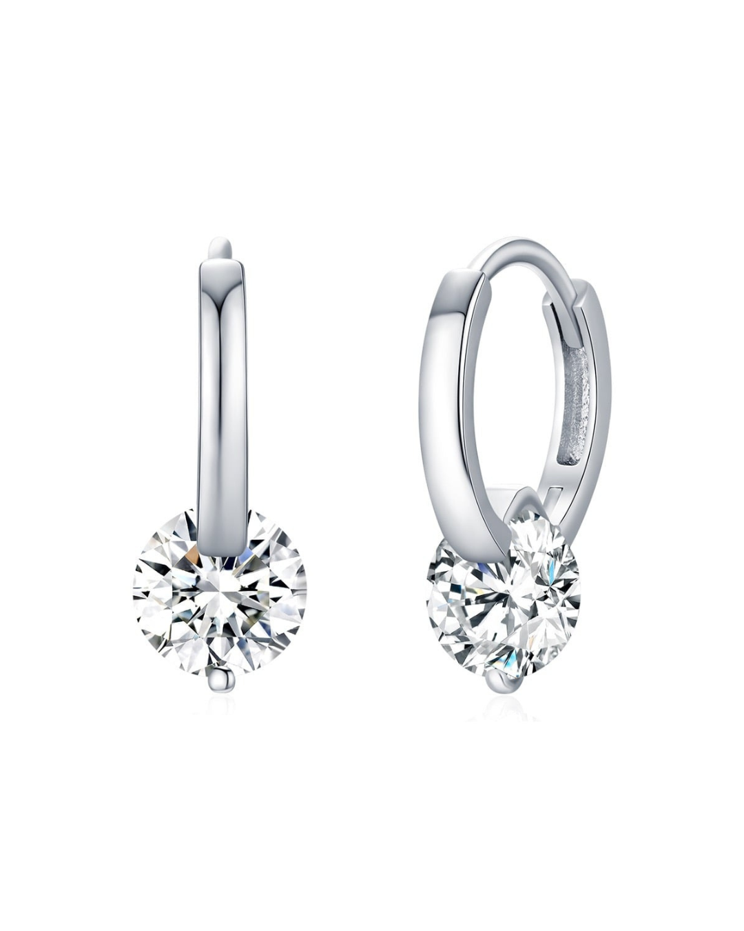 Mini Drop Hoop Earrings