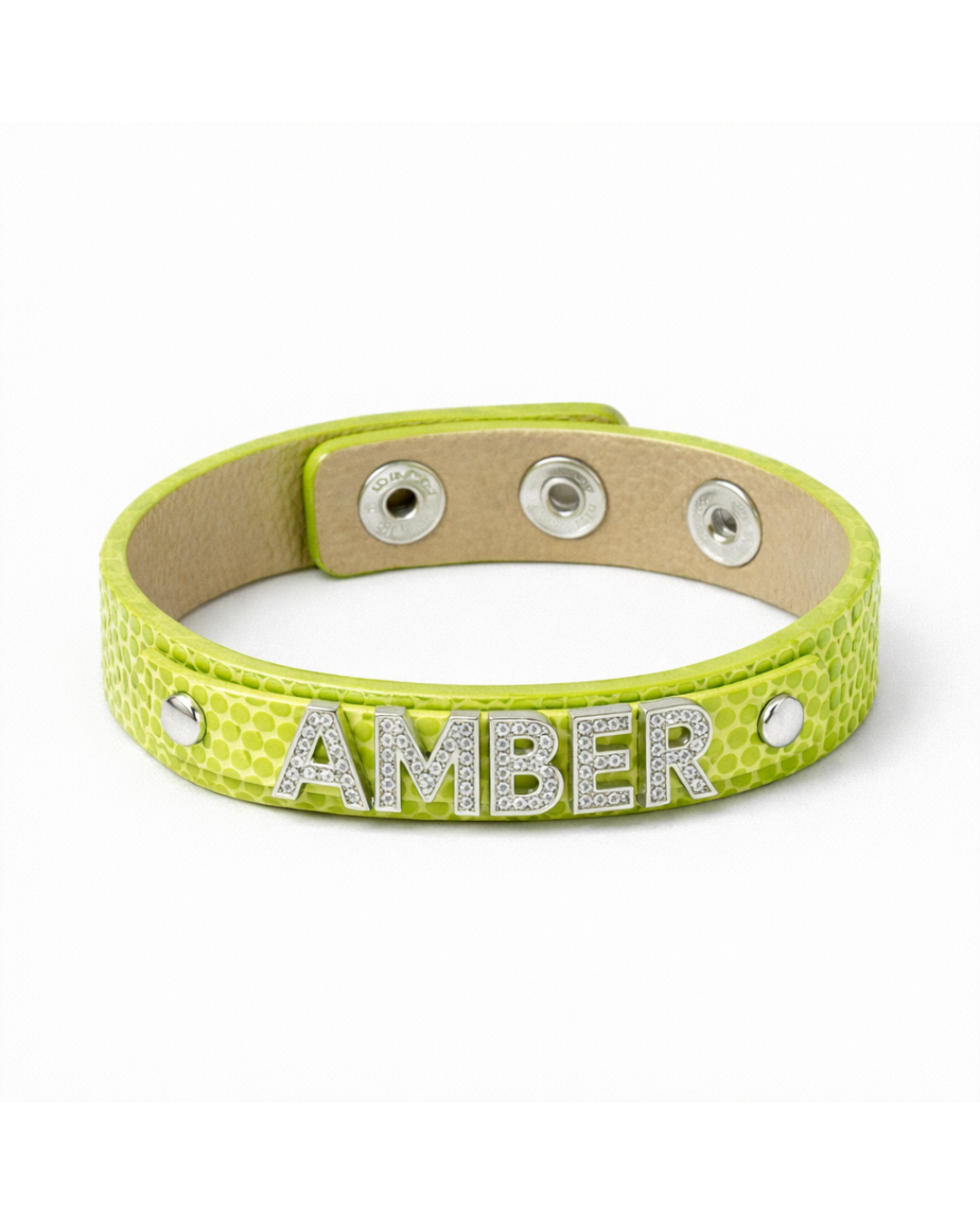 Custom Name Snap Bracelet