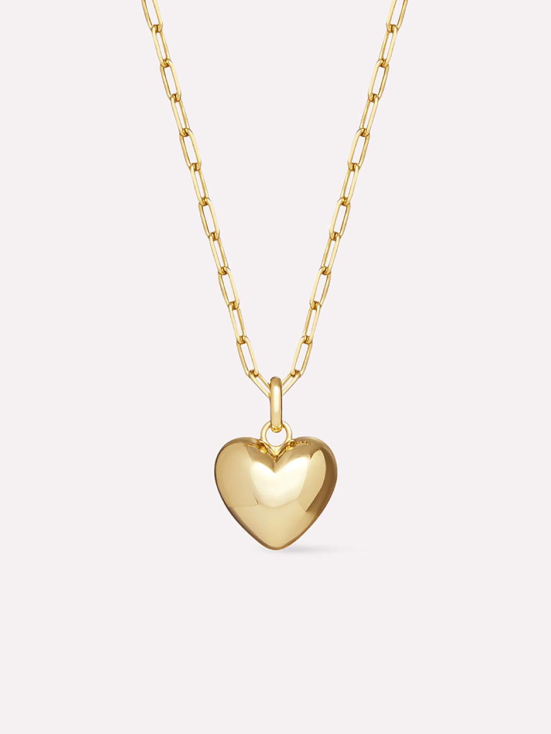 Heart Gold Pendant Necklace