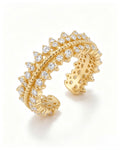Crown & Lace Stacking Ring