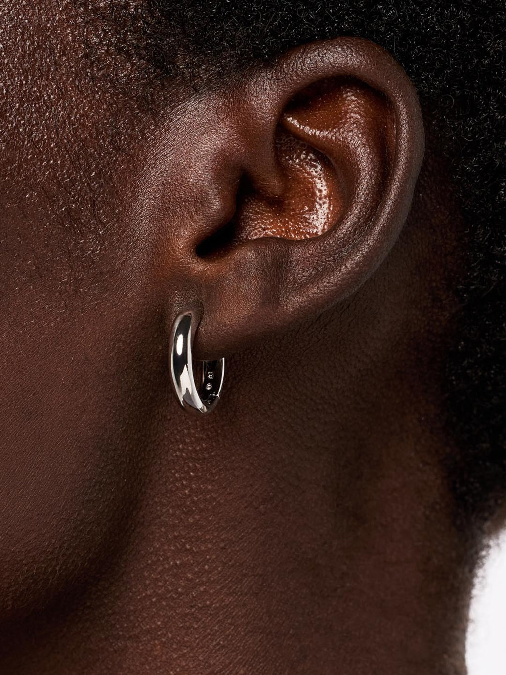 Chunky Medium Hoop Earrings