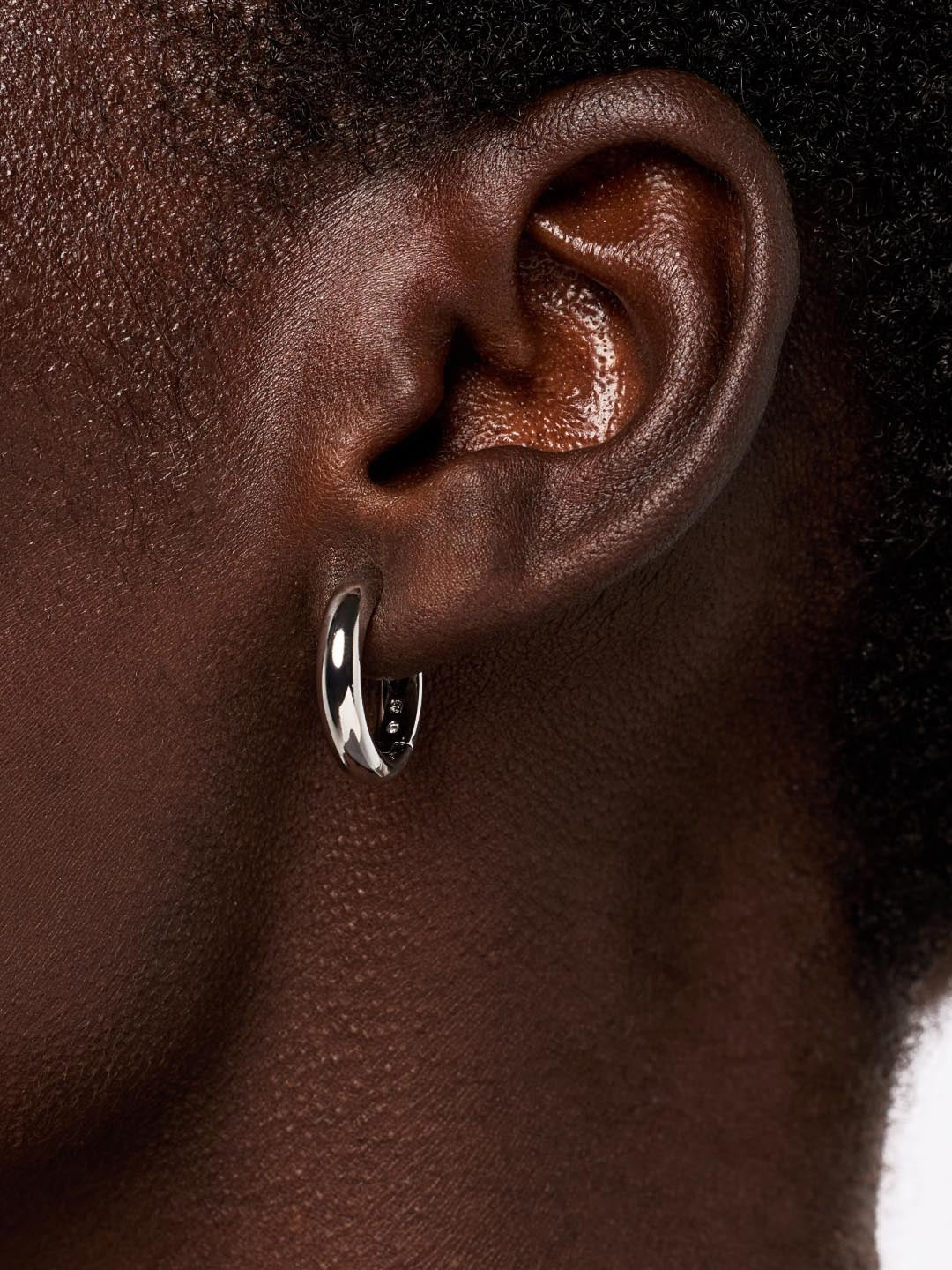 Chunky Medium Hoop Earrings