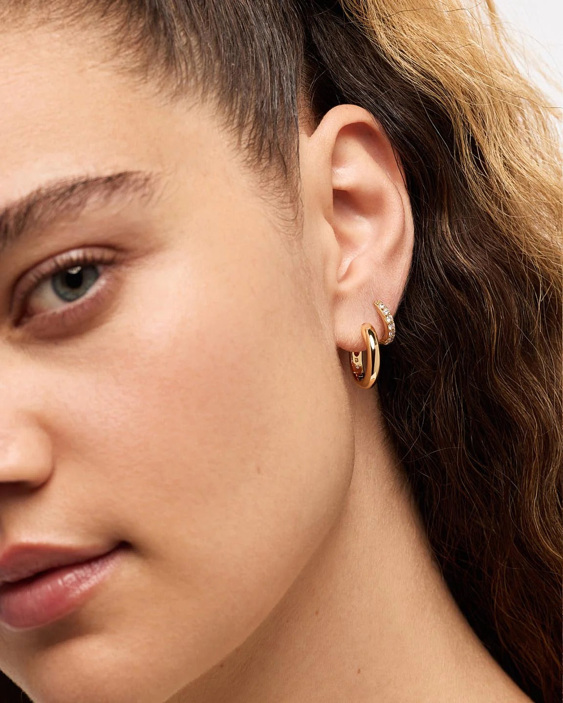 Chunky Medium Hoop Earrings