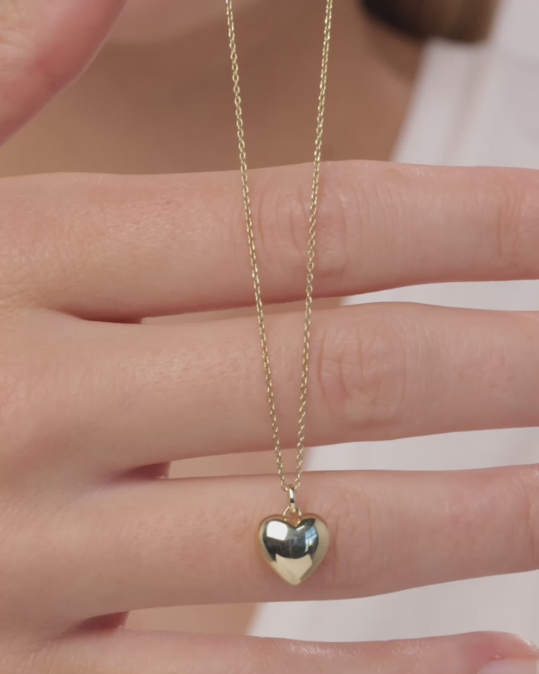 Puffy Heart Necklace