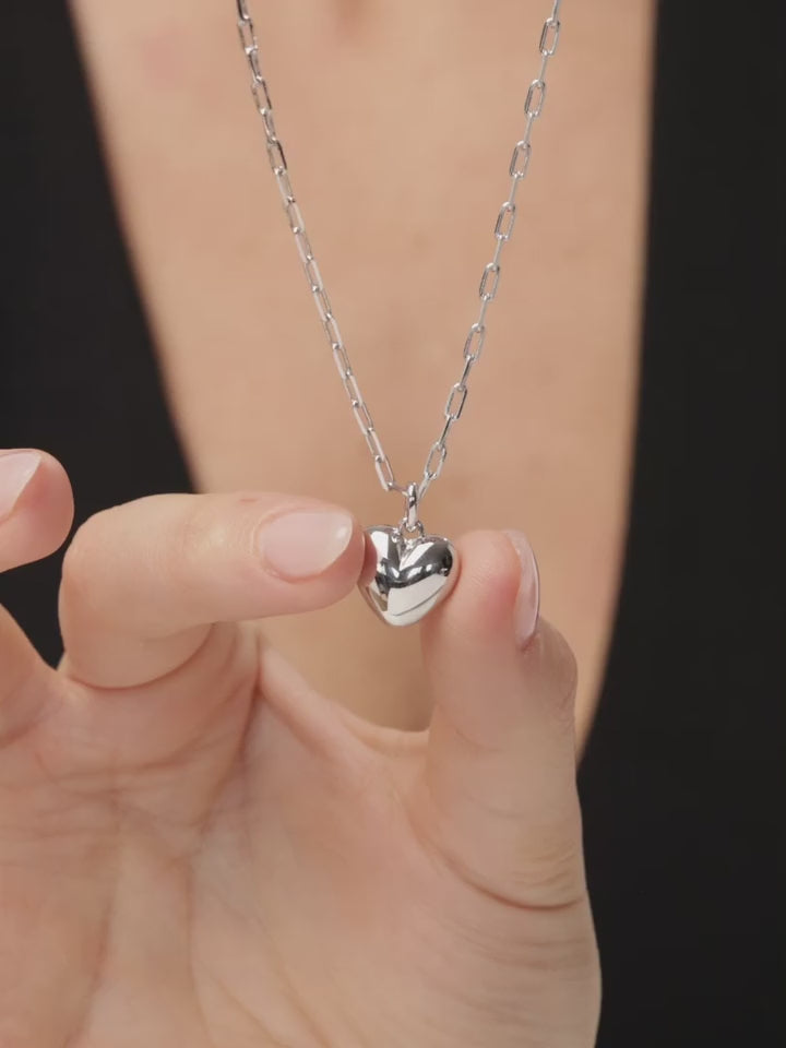 Heart Gold Pendant Necklace